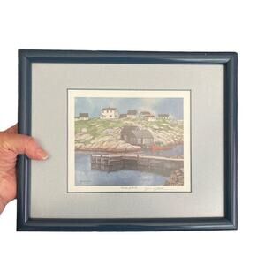 Jinrong Chen - Signed Print - Pride of N.S. Chinese Artist Halifax NS 8"…